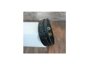 Bracelet cuir homme noir 6